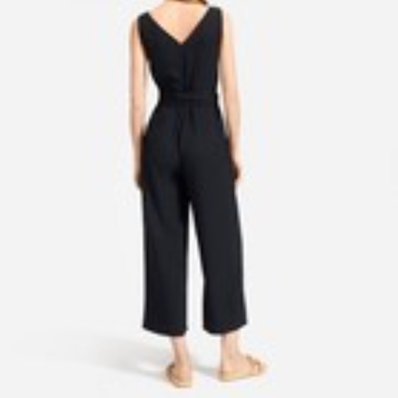 Everlane Japanese GoWeave Jumpsuit, Black - Picture 4 of 7